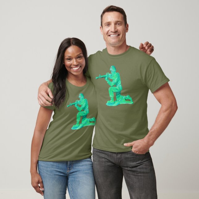 Camiseta Homem do Exército Verde (Unissex)