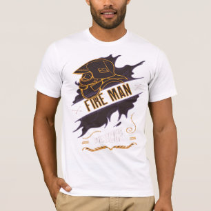 Camiseta HOMEM do FOGO - design exclusivo