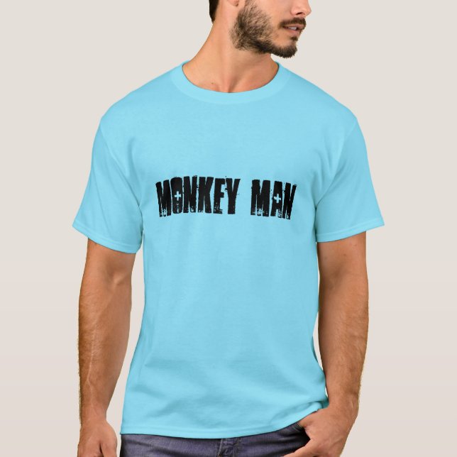 Camiseta Homem do macaco (Frente)
