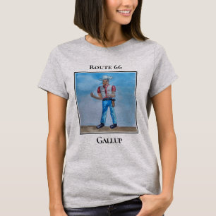 Camiseta Homem do Silenciador, Rota 66, Gallup Novo México