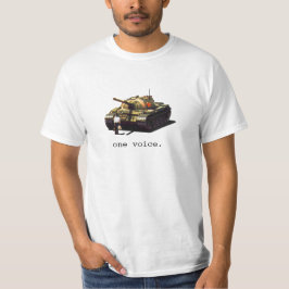 Camiseta Homem do tanque da Praça de Tiananmen