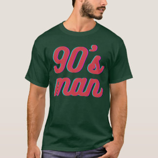 Camiseta homem dos anos 90 garoto amarelo