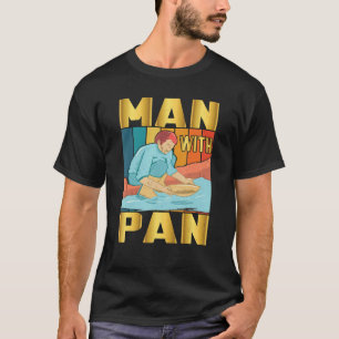 Camiseta Homem Dourado de Panela com Prospector Pan Dourado