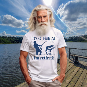 Camiseta Homem é Ofishal Pescador Presente
