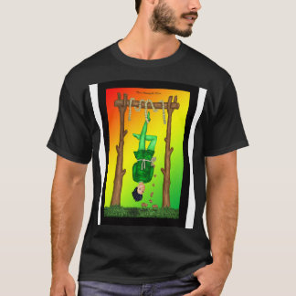 Camiseta Homem enforcado - Camisa-T escura masculino