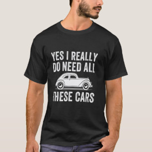 Camiseta Homem Engenheiro Mecânico Divertido Amante de Carr