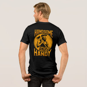 Camiseta Homem Engraçado, Bonito e Habilidoso