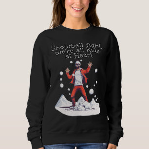 Camiseta Homem Engraçado como Crianças em Traje para Neve W