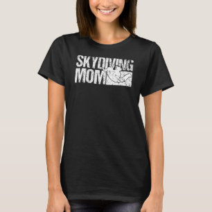 Camiseta Homem engraçado paraquedista paraquedismo mãe para