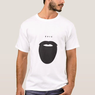 Camiseta Homem épico da barba