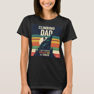 Camiseta Homem Escalada Pai Montanhista Alpinista