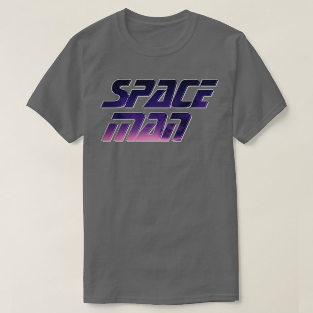 Camiseta Homem espacial (Frente do Design)