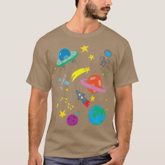 Camiseta Homem Espacial de Eploração, Gente do Astronauta d