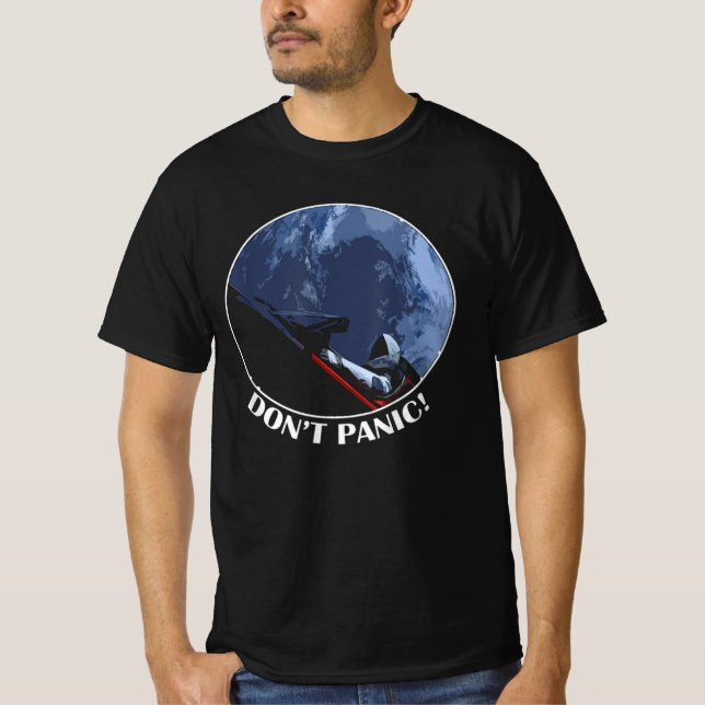 Camiseta Homem estrelado espaçoso clássico (Frente)