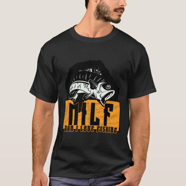 Camiseta Homem Eu Adoro Pescar (Frente)