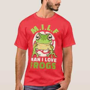 Camiseta Homem Eu Adoro Sapos M