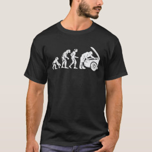 Camiseta Homem Evolução Humana Mecânico Automotivo