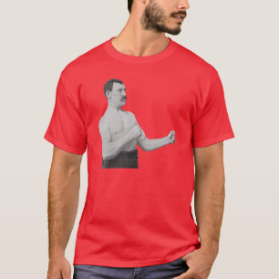 Camiseta Homem excedente viril Meme