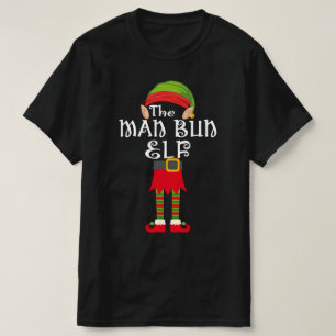 Camiseta homem, família de bolinhos de elfo, combinando co