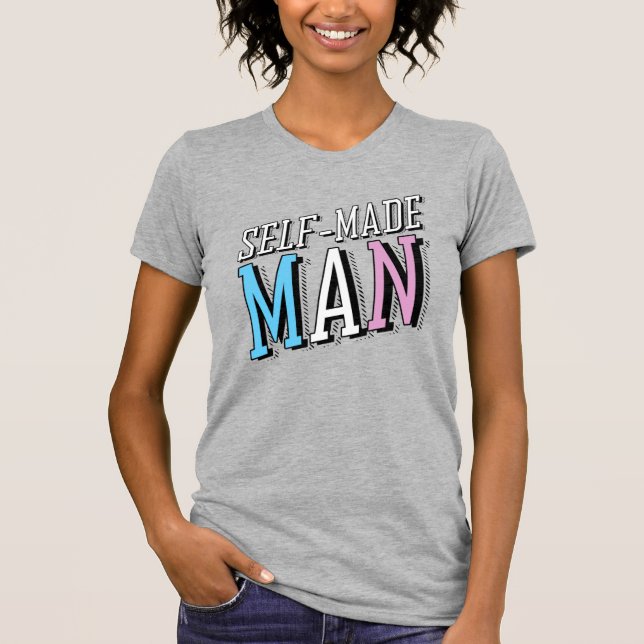 Camiseta Homem Feito à Mão (Frente)