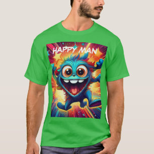 Camiseta Homem feliz