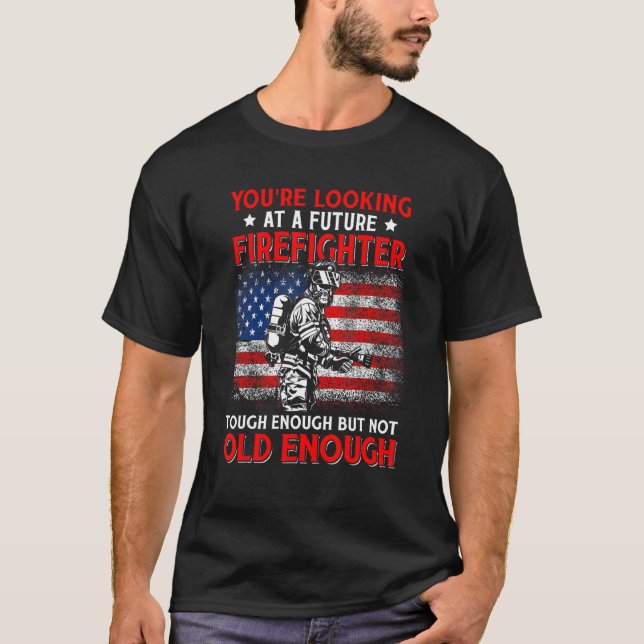 Camiseta Homem-Fogo Que Você Está Procurando Para Futuro Co (Frente)