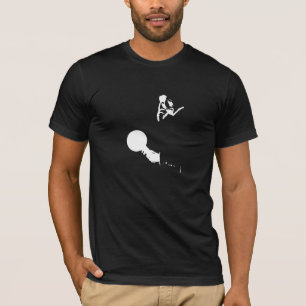 Camiseta Homem fora do impressão do tempo