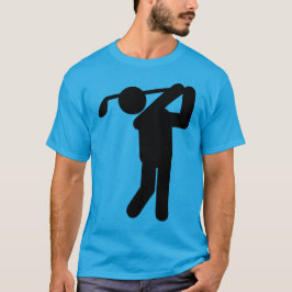 Camiseta Homem Golfista - Símbolo Golfe
