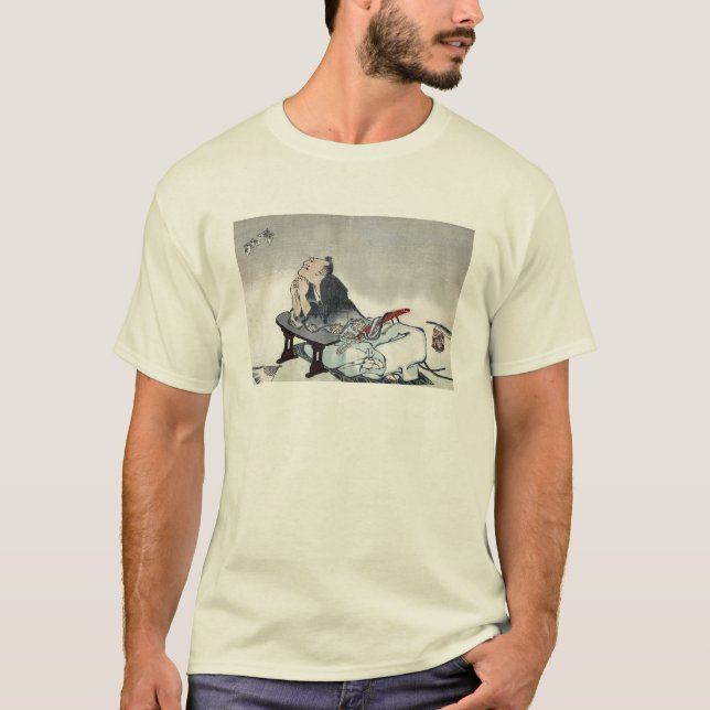Camiseta Homem gostando da natureza (Frente)