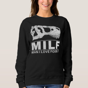 Camiseta Homem I Love Fossils Tyrannosaurus Rex