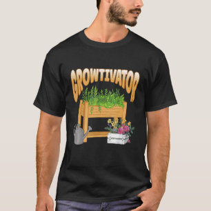 Camiseta Homem Jardineiro de Agricultura de Cama Elevada Gr