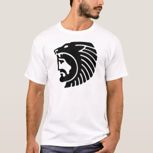 Camiseta Homem-Leão, design alivio grego