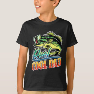 Camiseta Homem Legal Pai Pescador Divertido Pesca