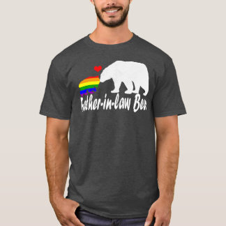 Camiseta Homem LGBT Pai da Lei Urso Orgulho gay