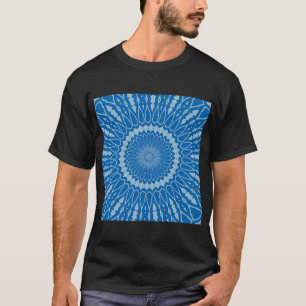 Camiseta Homem Limonada Azul Elétrico e Aquamarine Duo Tom