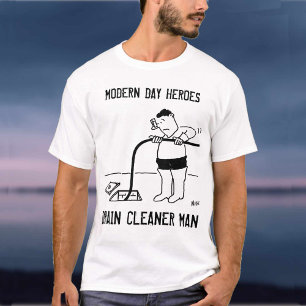 Camiseta Homem Limpador de Dreno