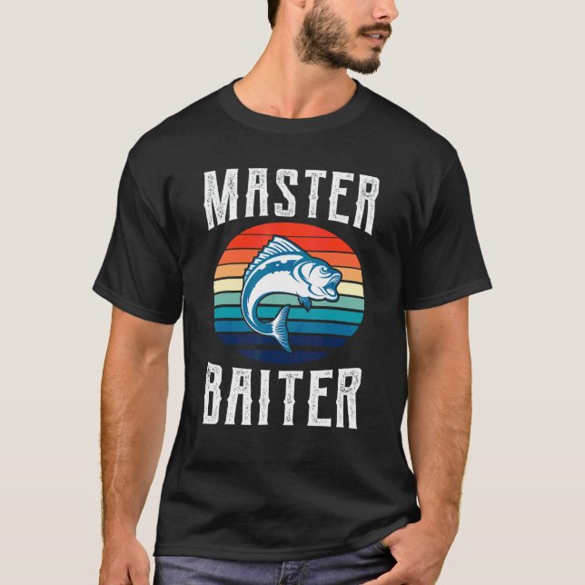 Camiseta Homem Mestre Isqueiro Pesca (Frente)