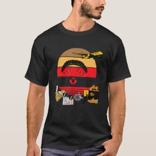 Camiseta Homem-Mistério Hijack Skydive 1971 D B Cooper