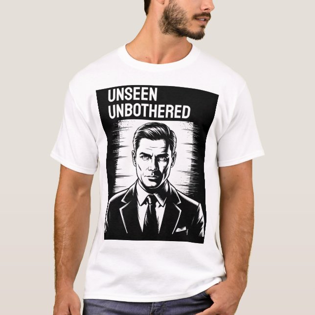Camiseta Homem Misterioso no Estilo de Suit Noir Poster (Frente)