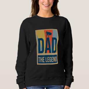 Camiseta Homem Mito Lenda Pai Apresentador Incrível Pai Nov