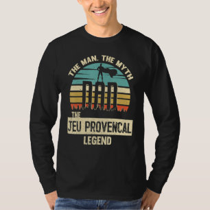 Camiseta Homem Mito Pai de Lenda Jeu Jogador Provencal Incr