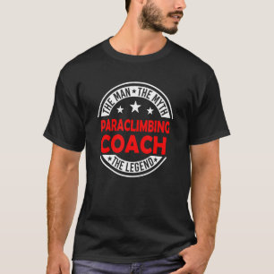 Camiseta Homem Mito Paraclimbing Coach Legenda Paraclimbing