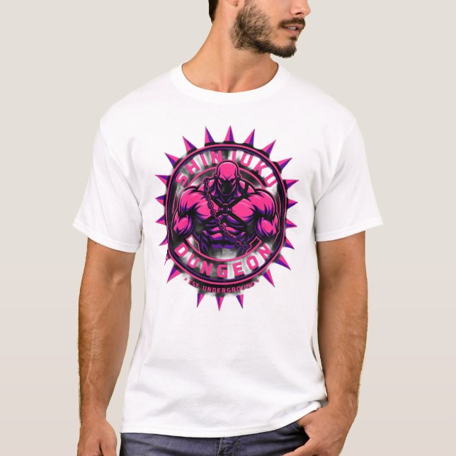 Camiseta homem musculoso (Frente)