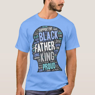 Camiseta Homem Negro: Palavras Dias de os pais em Afro