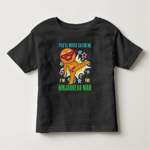 Camiseta Homem Ninjabread Nunca Me Pegará