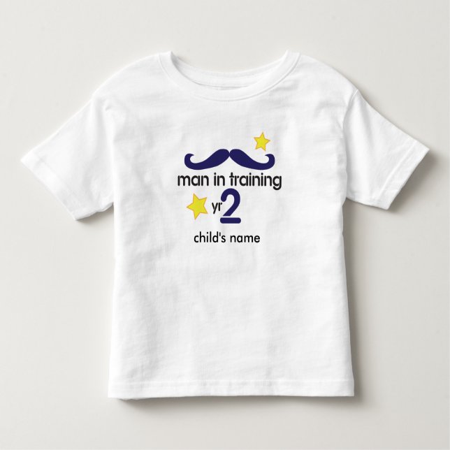 Camiseta Homem No segundo aniversário De Formação (Frente)