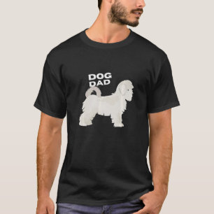 Camiseta Homem-Pai de Cachorro Maltês