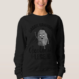 Camiseta Homem Pai Vovô Geólogo Lenda Geologia Pai Ro