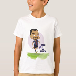 Camiseta homem para a partida