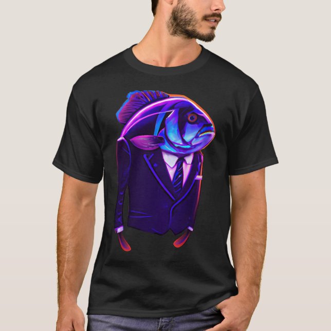 Camiseta Homem peixe (Frente)